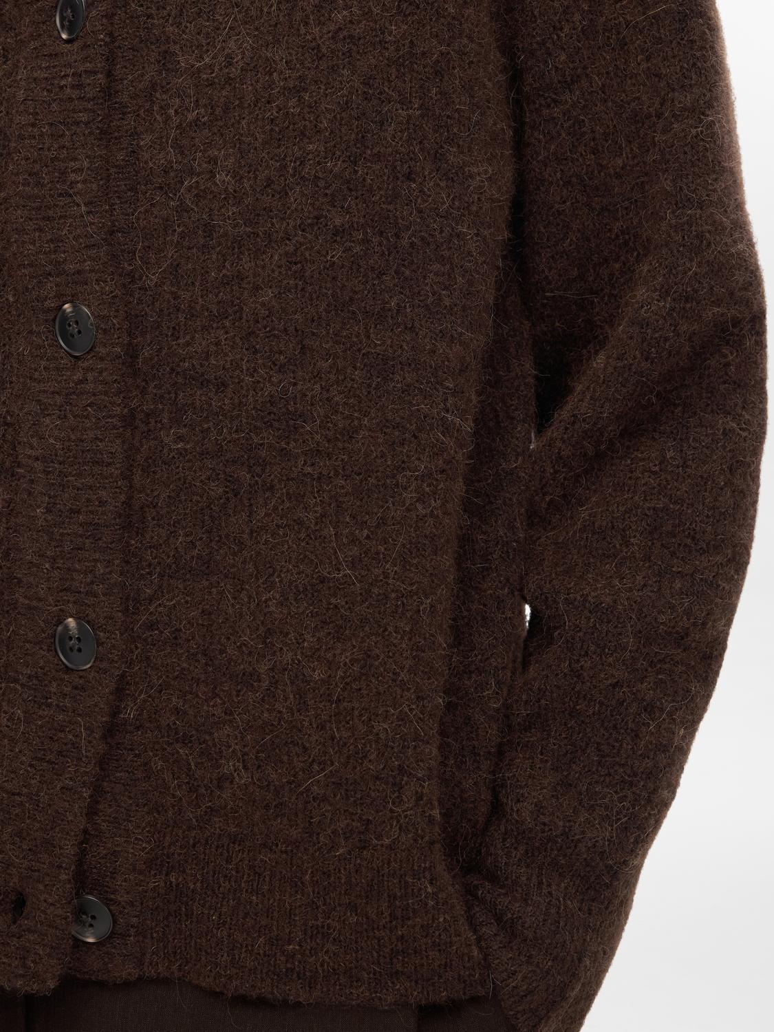 SLFLULU Knit Cardigan - Coffee Bean