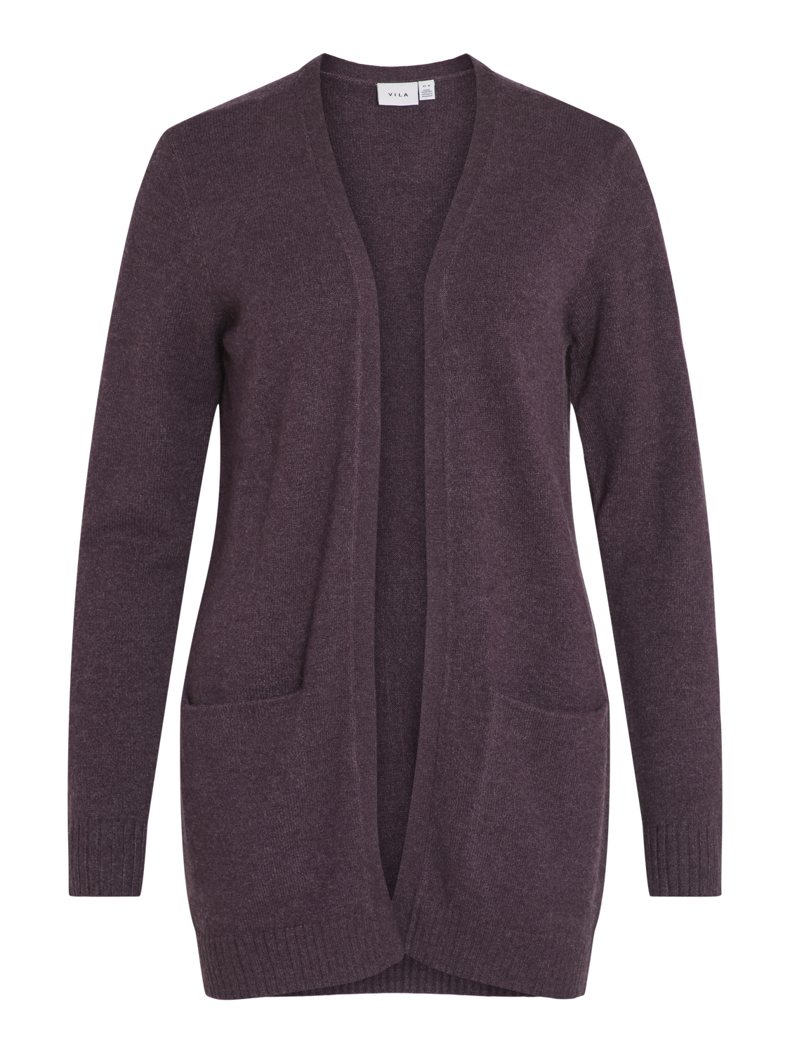 VIRIL Knit Cardigan - Plum Perfect