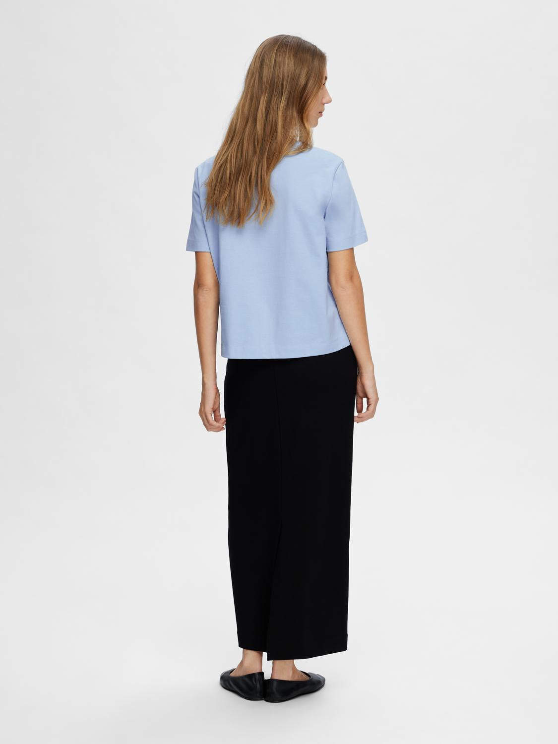 SLFESSENTIAL T-Shirt - Cashmere Blue