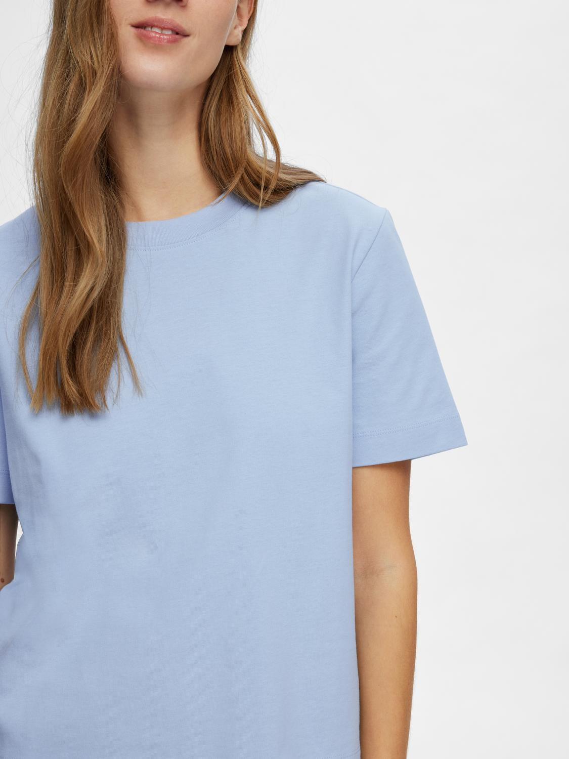 SLFESSENTIAL T-Shirt - Cashmere Blue