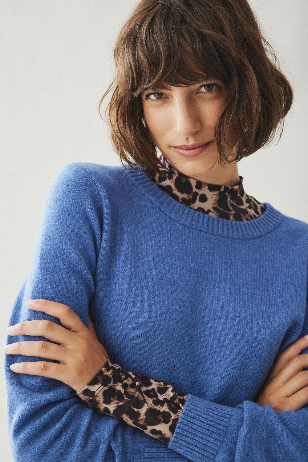 VIRIL Pullover - Bijou Blue