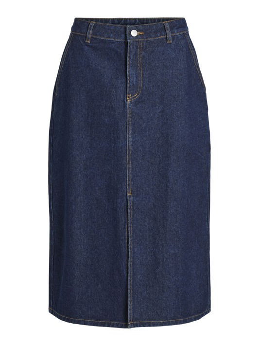VIKIRA Skirt - Dark Blue Denim