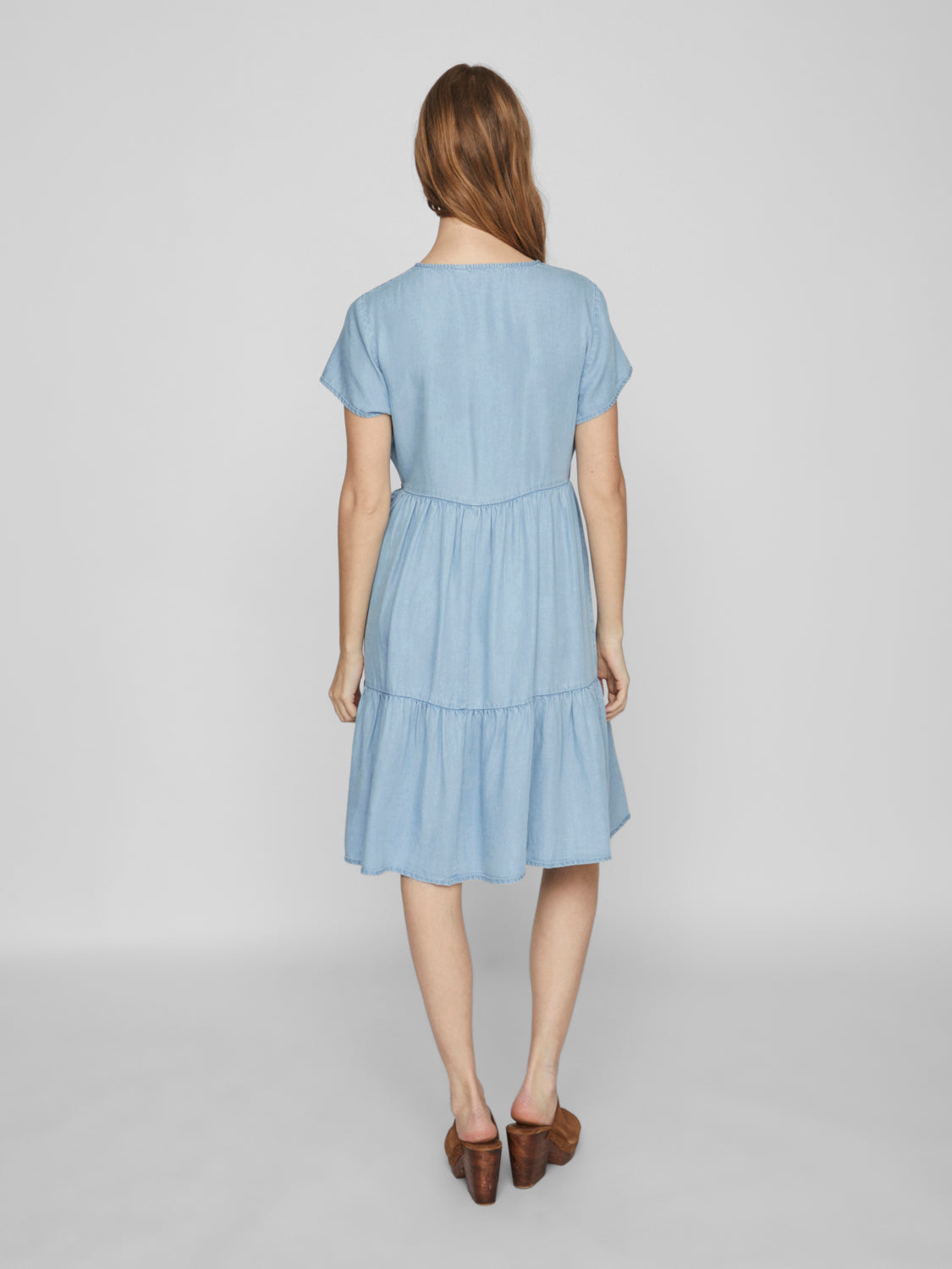 VIGIVANI Dress - Light Blue Denim